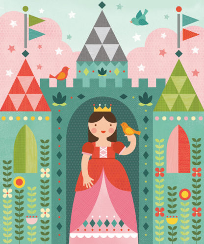Puzzel prinses en spaarpot Petit Collage - Lanoeka