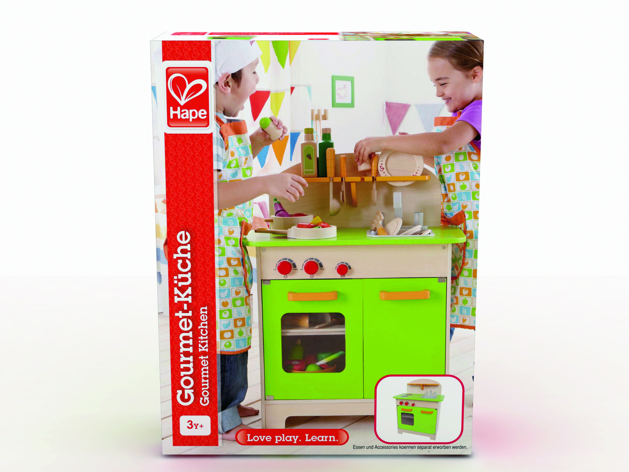 loterij kaart draai Keuken voor kinderen (Hape) - mooi houten speelgoed | webshop Lanoeka