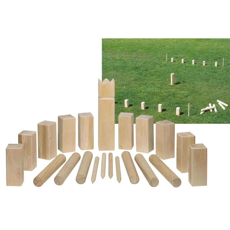 diagonaal toekomst Touhou Prachtig Kubb spel hout (viking schaaksspel) - goki | speelgoed Lanoeka